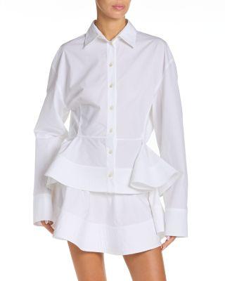 Poplin Peplum Shirt by STELLA MCCARTNEY