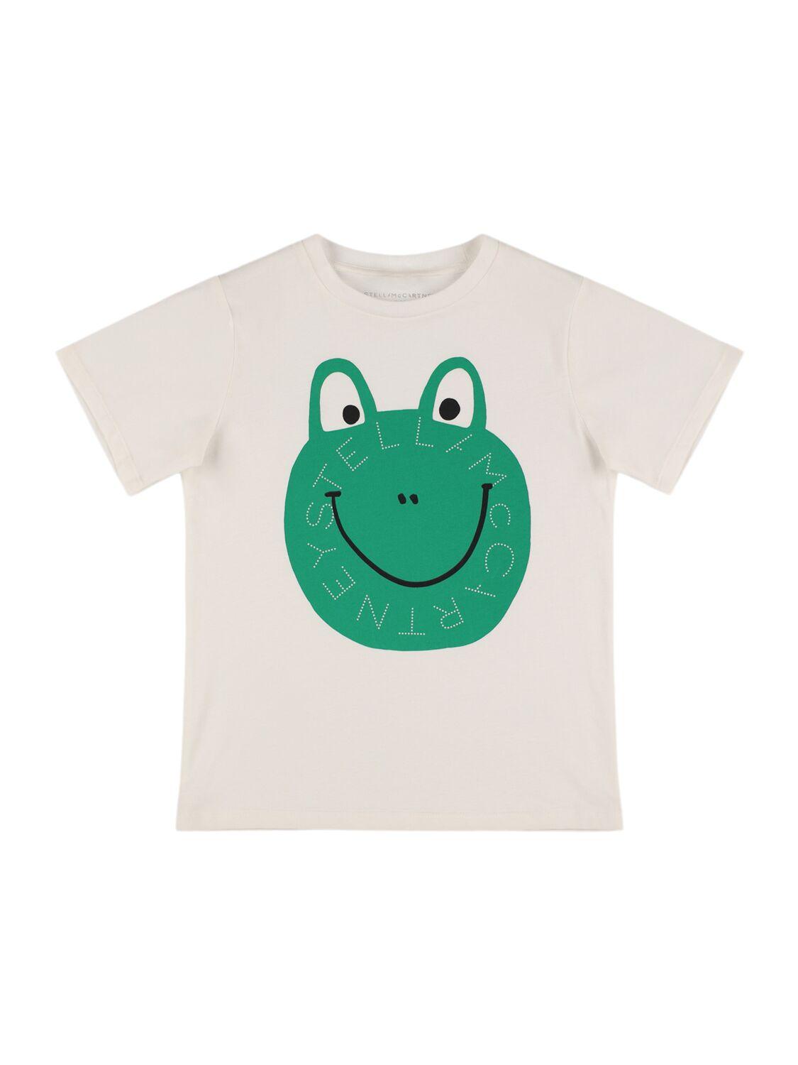 Printed Cotton Jersey T-shirt by STELLA MCCARTNEY