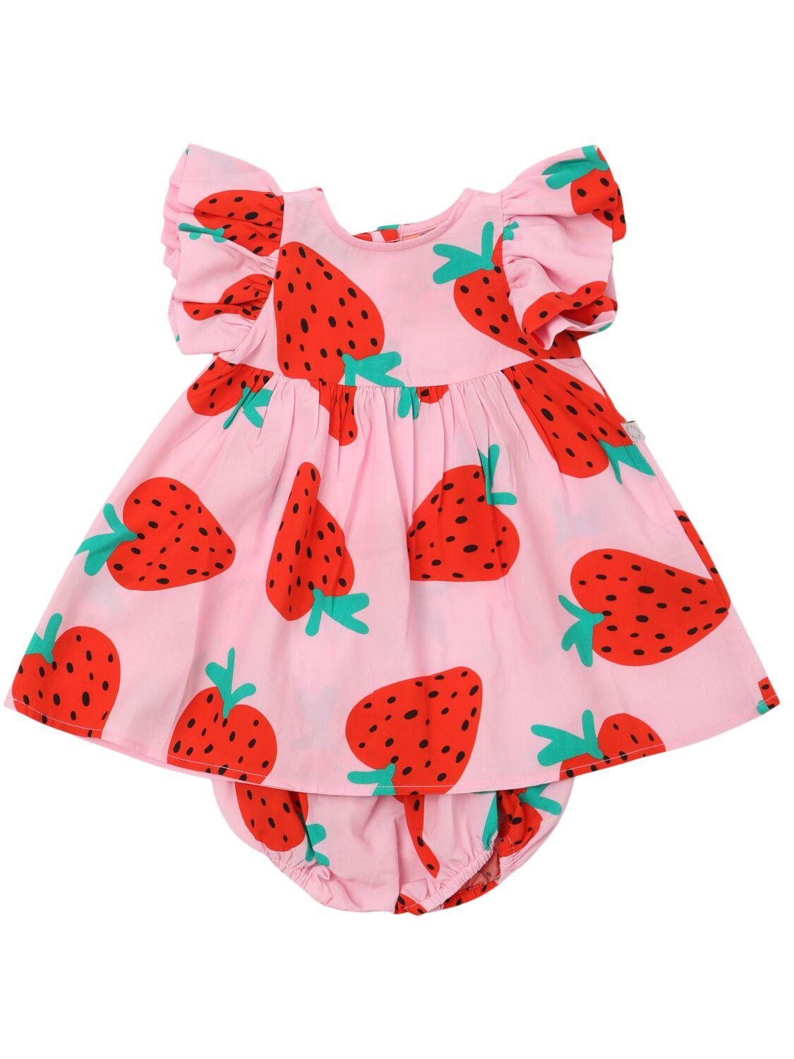 Printed Crepe Dress & Diaper Cover by STELLA MCCARTNEY