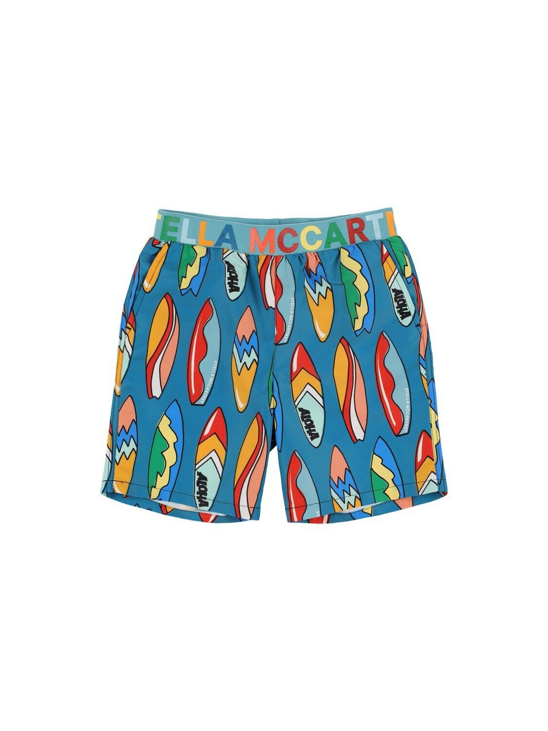 Printed Recycled Nylon Swim Shorts by STELLA MCCARTNEY