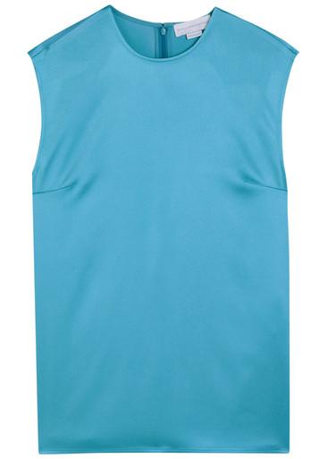 Sleeveless satin top by STELLA MCCARTNEY