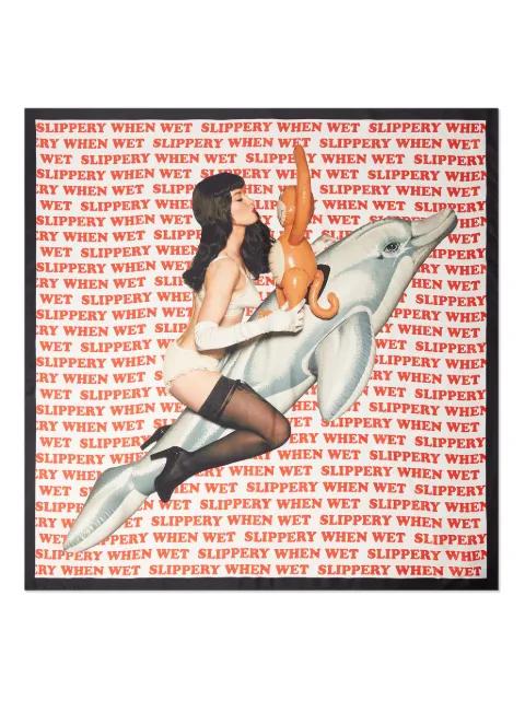 Slippery when wet silk scarf by STELLA MCCARTNEY