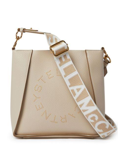 Stella Logo vegan-leather shoulder bag by STELLA MCCARTNEY