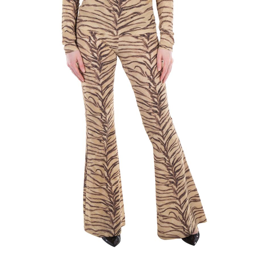 Stella McCartney All-Over Motif High-Rise Flared Pants by STELLA MCCARTNEY