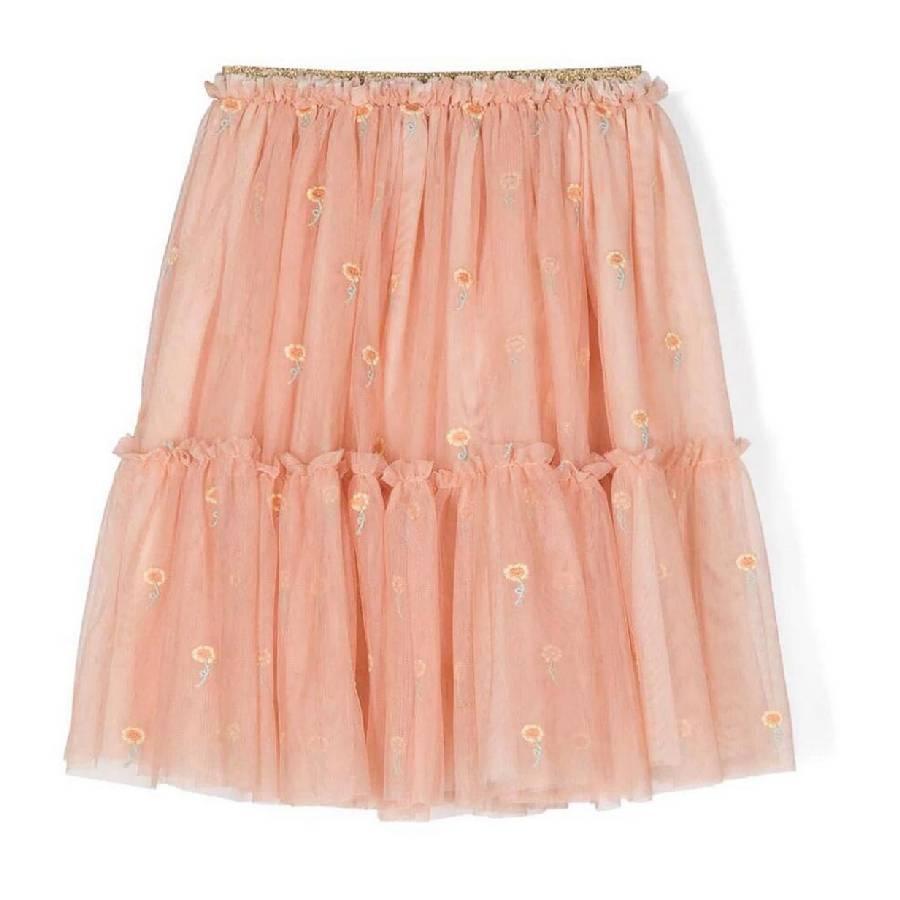 Stella McCartney Girls Flower Printed Dot Skirt by STELLA MCCARTNEY