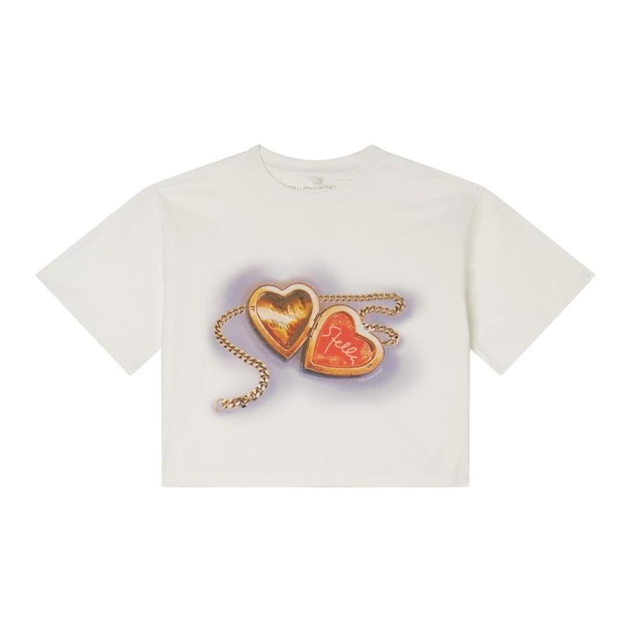 Stella McCartney Girls Heart Shape Crop Top by STELLA MCCARTNEY