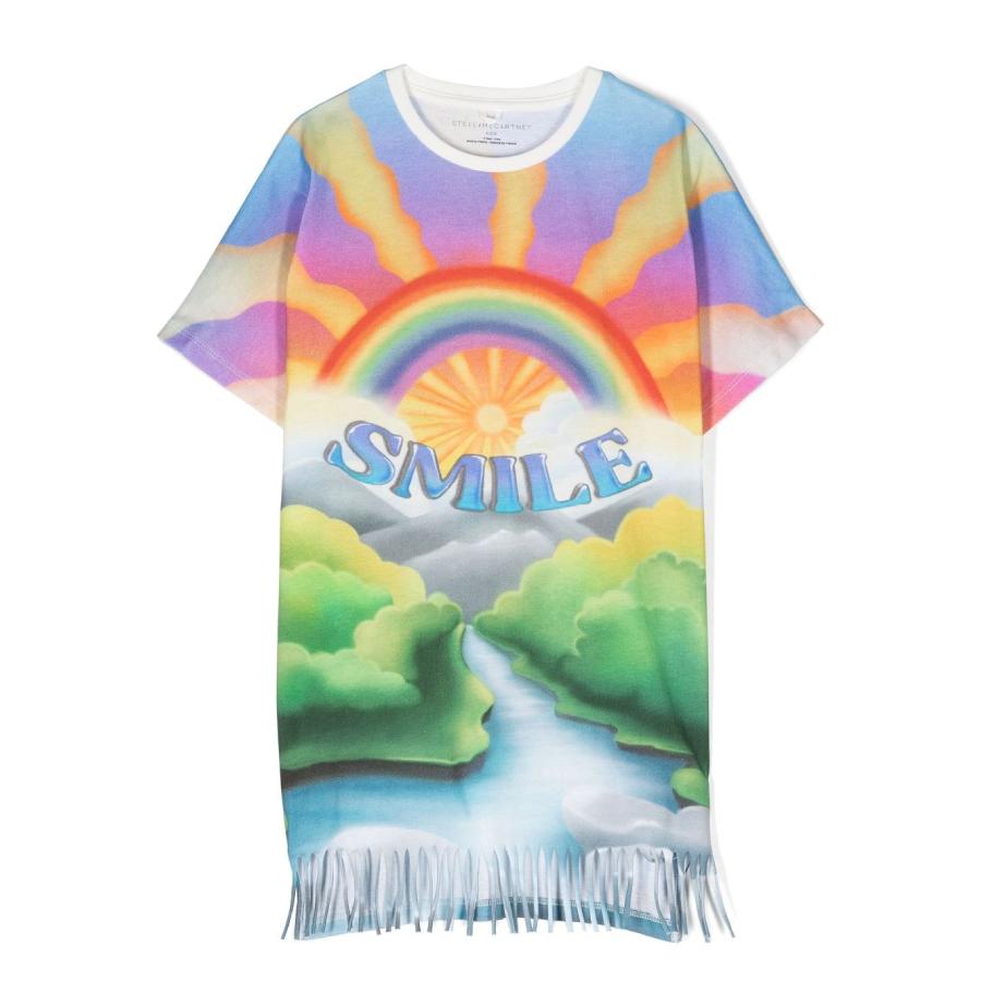 Stella McCartney Illustration-Print Cotton T-Shirt Dress by STELLA MCCARTNEY