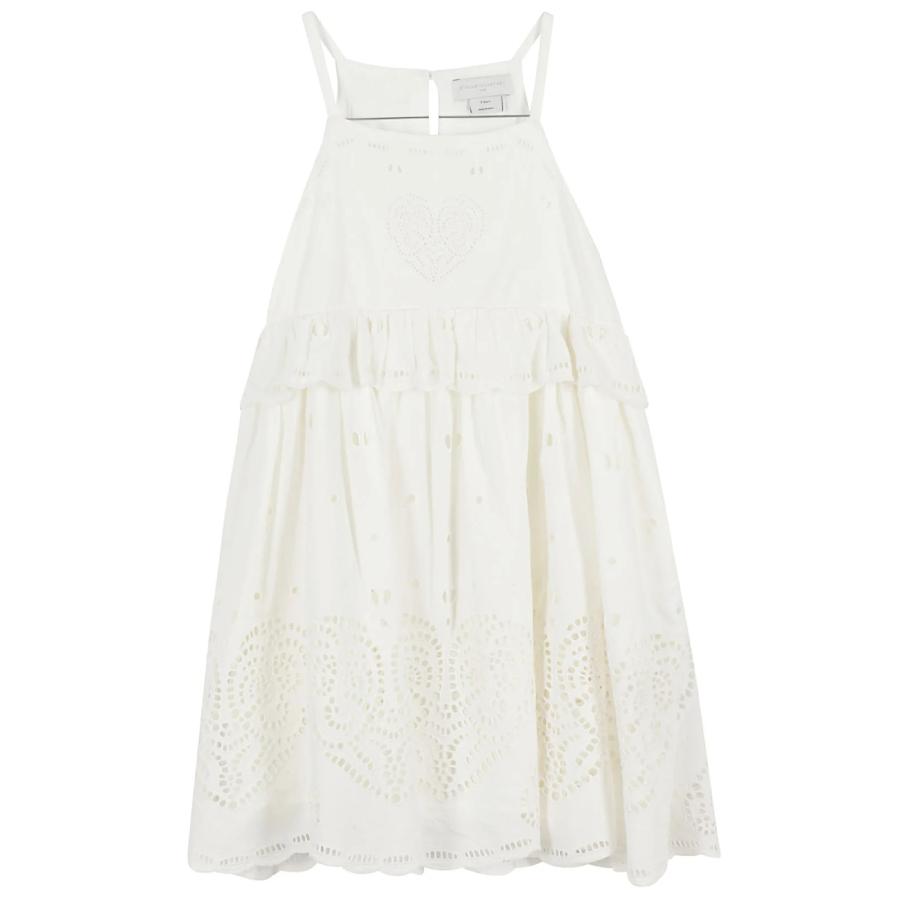 Stella McCartney Kids Broderie-Anglaise Ruffled Cotton Dress by STELLA MCCARTNEY