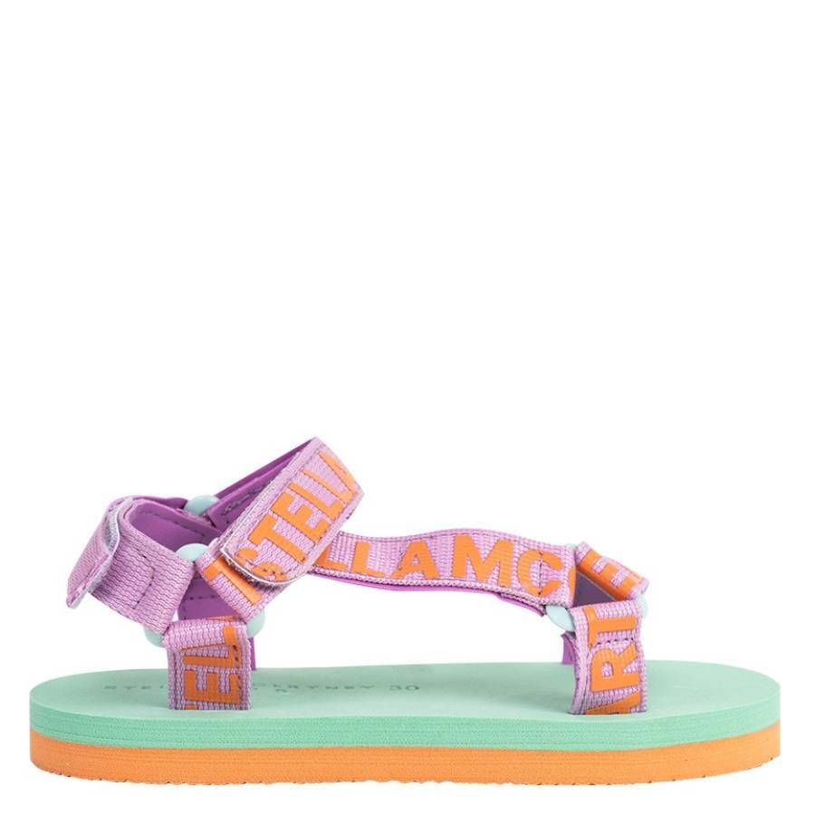 Stella McCartney Kids Logo Tape Sandals by STELLA MCCARTNEY