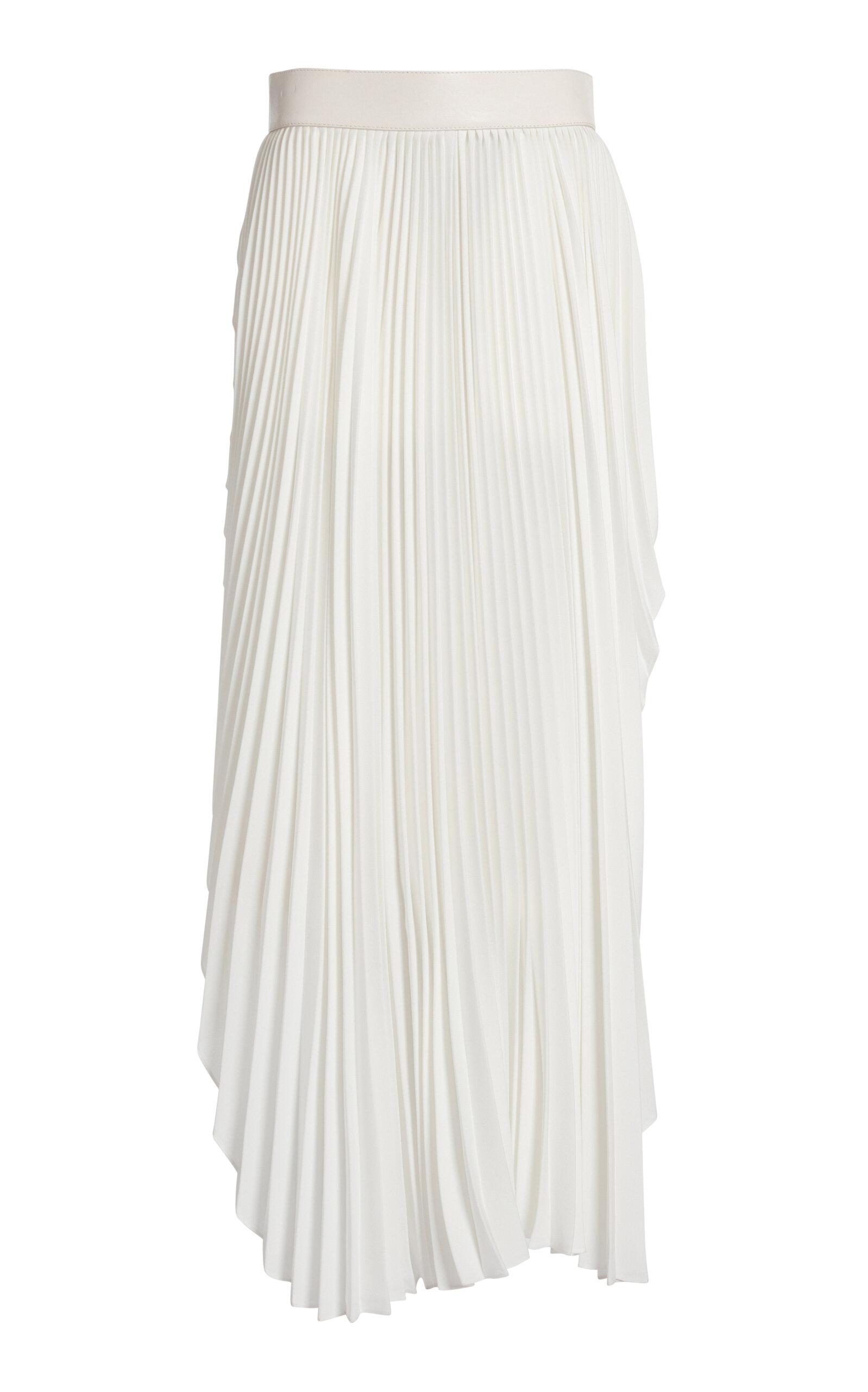 Stella McCartney Pleated Georgette Maxi Skirt - Moda Operandi by STELLA MCCARTNEY
