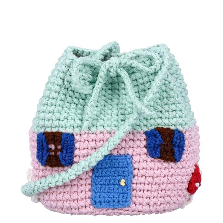 Stella Mccartney Kids House Crochet Crossbody Bag by STELLA MCCARTNEY