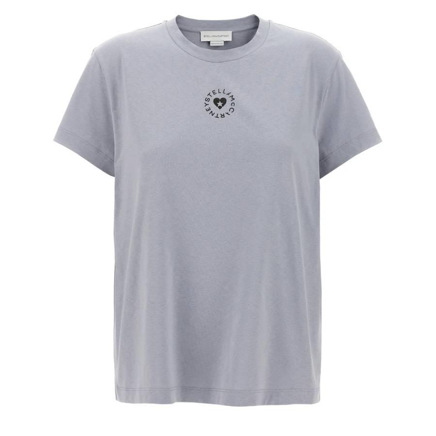 Stella Mccartney Lovestruck Logo Cotton T-Shirt by STELLA MCCARTNEY