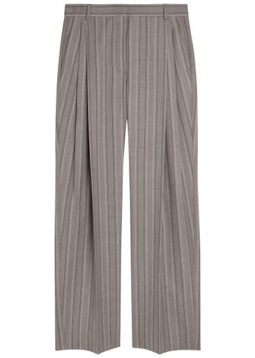 Striped straight-leg wool trousers by STELLA MCCARTNEY