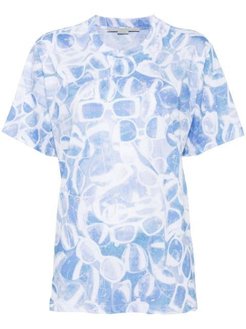 Sunglasses-print T-shirt by STELLA MCCARTNEY