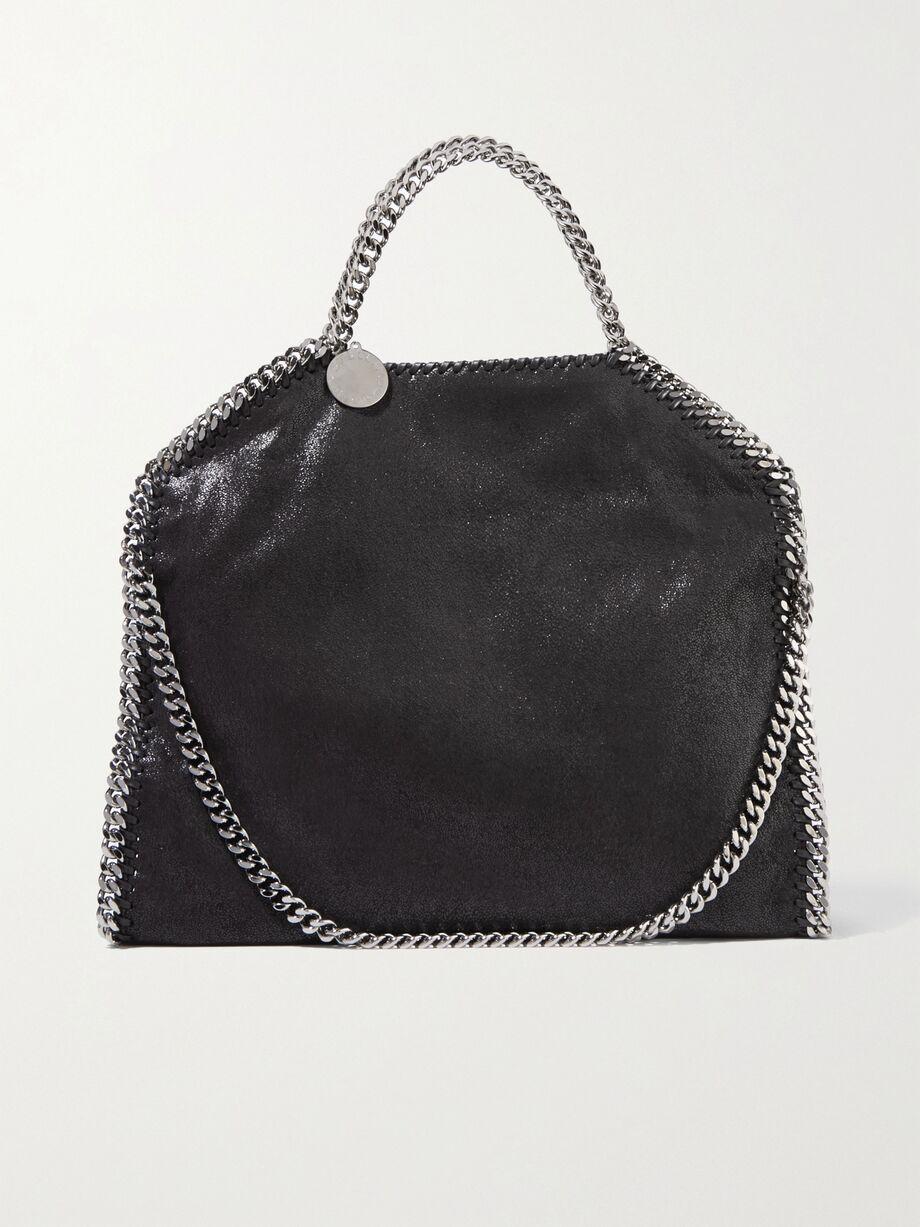 The Falabella medium faux brushed-leather shoulder bag by STELLA MCCARTNEY