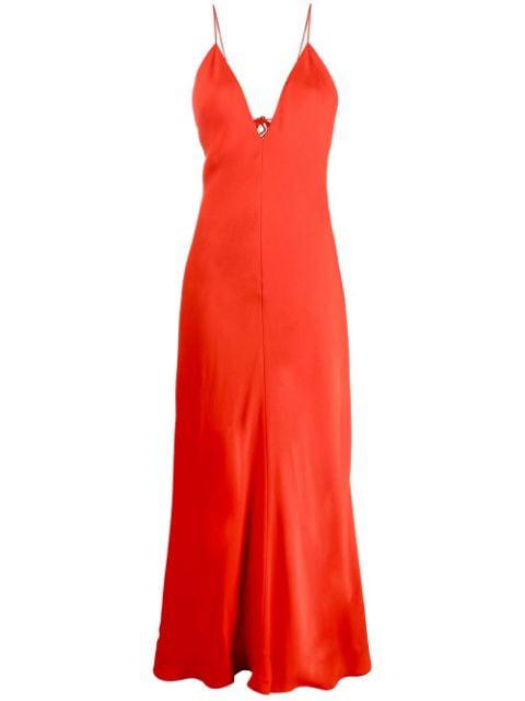 V-neck floor-length dress by STELLA MCCARTNEY