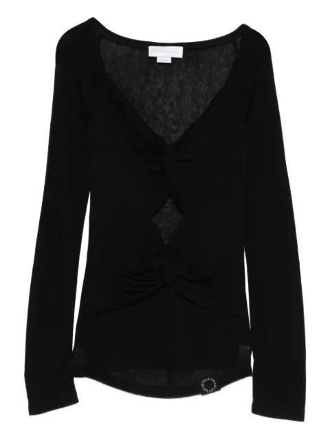 V-neck long sleeve T-shirt by STELLA MCCARTNEY