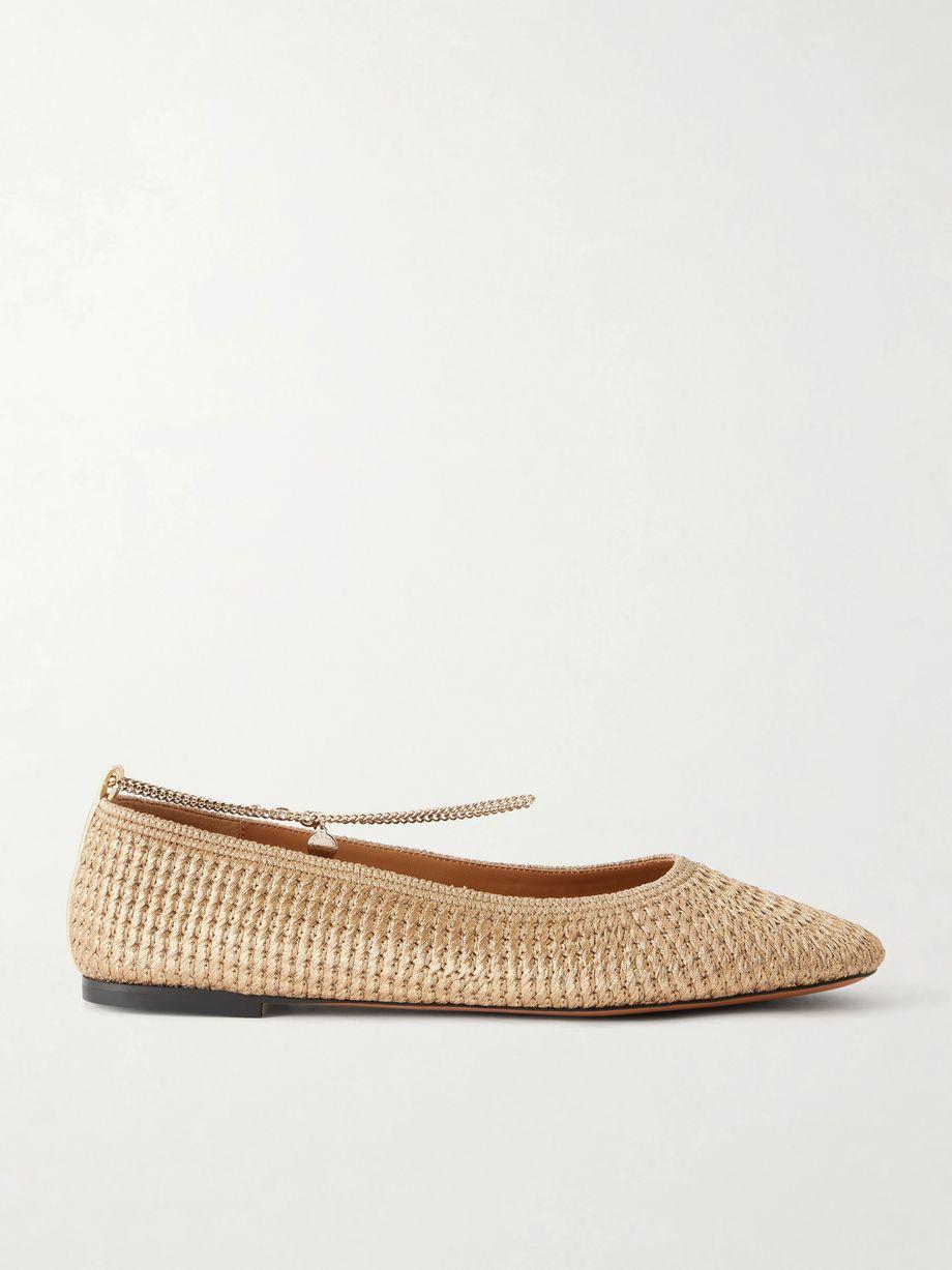 Woven lurex ballet flats by STELLA MCCARTNEY