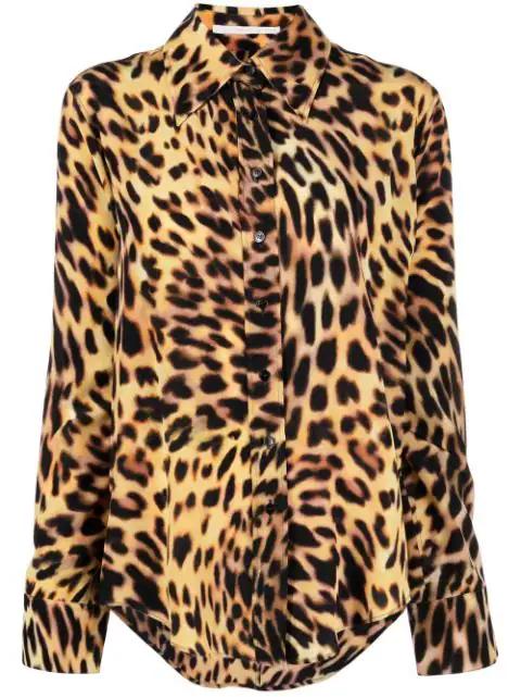 all-over leopard-print shirt by STELLA MCCARTNEY