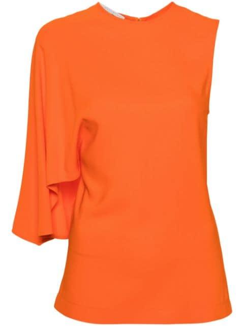 asymmetric cape-detailed top by STELLA MCCARTNEY