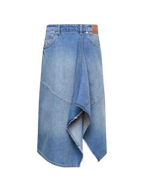 asymmetric denim skirt by STELLA MCCARTNEY