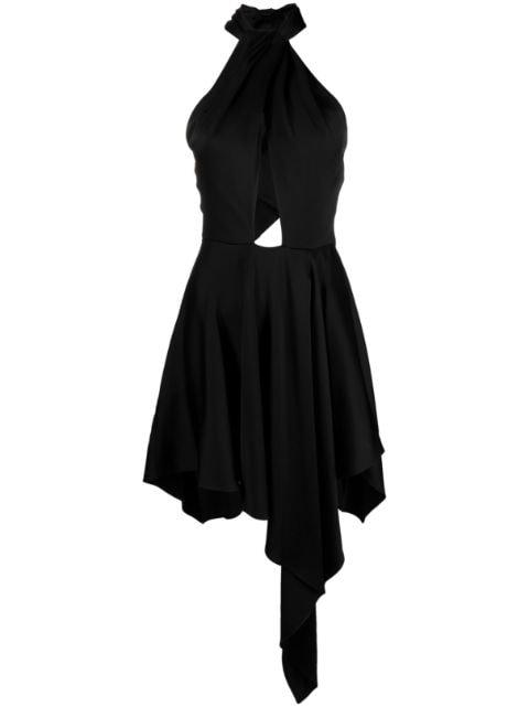 asymmetric halterneck dress by STELLA MCCARTNEY
