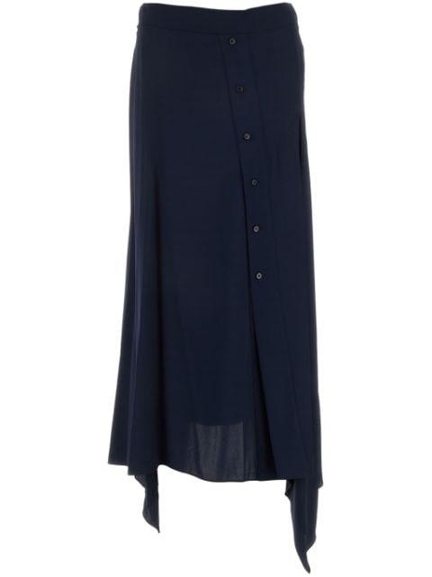 asymmetric stretch-design skirt by STELLA MCCARTNEY