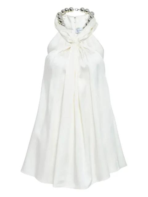beade-detail halter-neck top by STELLA MCCARTNEY
