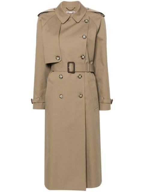 belted cotton trench coat by STELLA MCCARTNEY