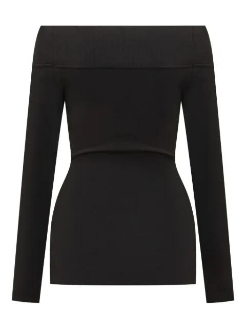 boat-neck long-sleeve top by STELLA MCCARTNEY