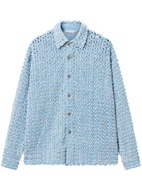 bouclé denim shirt by STELLA MCCARTNEY