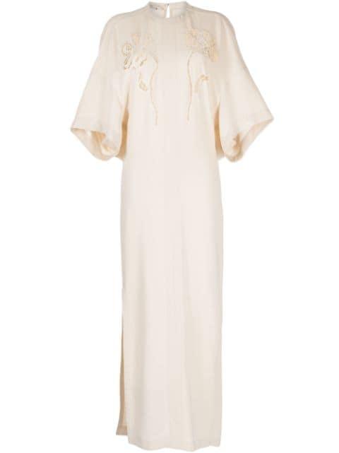 broderie-anglaise floral long dress by STELLA MCCARTNEY