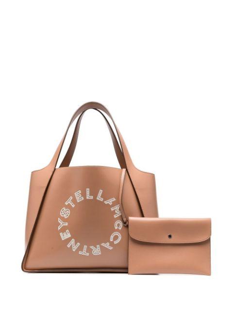 broderie anglaise-logo tote bag by STELLA MCCARTNEY