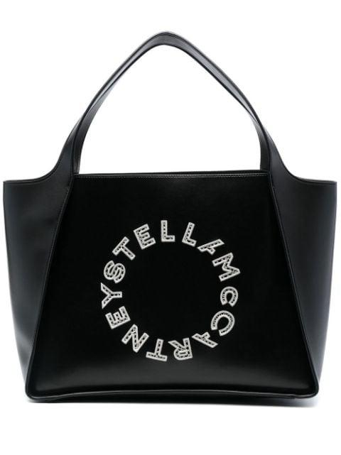 broderie anglaise-logo tote bag by STELLA MCCARTNEY
