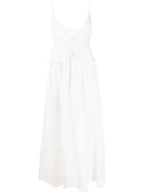 broderie anglaise maxi dress by STELLA MCCARTNEY