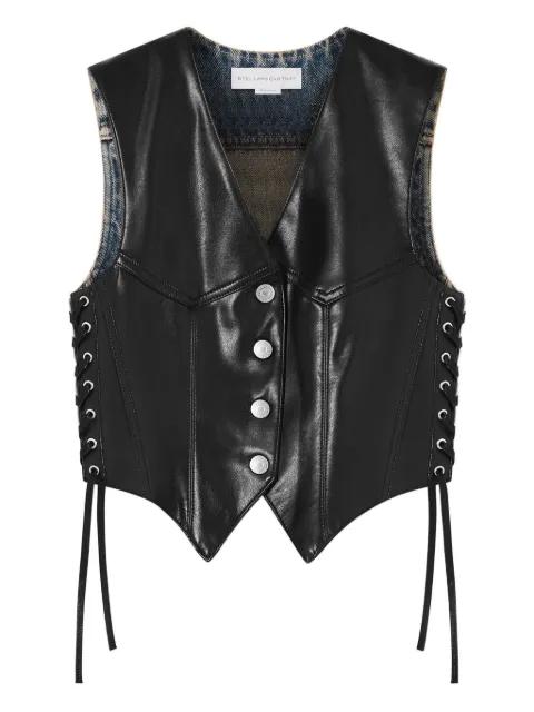 button lace-up gilet by STELLA MCCARTNEY
