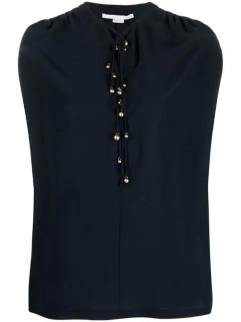 buttoned silk blouse by STELLA MCCARTNEY