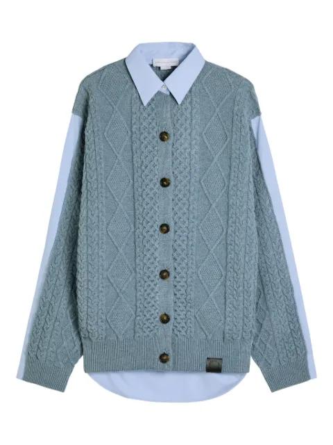 cable-knit buttoned cardigan by STELLA MCCARTNEY