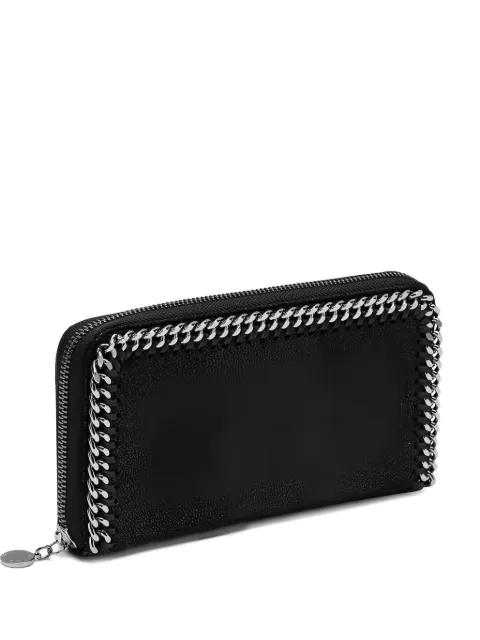 chain-detailing zip-fastening wallet by STELLA MCCARTNEY chain-detailing zip-fastening wallet by STELLA MCCARTNEY