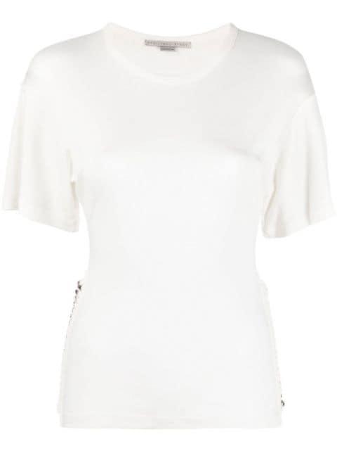 chain-link detail short-sleeve T-shirt by STELLA MCCARTNEY