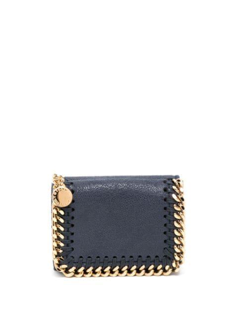 chain-link detailing leather wallet by STELLA MCCARTNEY
