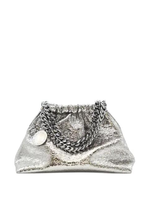 chain-strap ruched clutch bag by STELLA MCCARTNEY