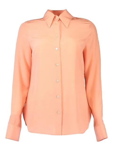 classic-collar silk shirt by STELLA MCCARTNEY