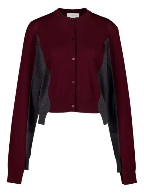 colour-block wool cardigan by STELLA MCCARTNEY