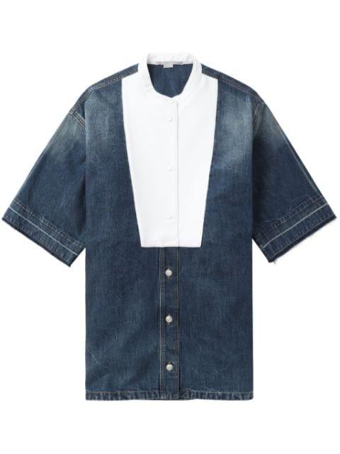 cotton short-sleeve tunic dress by STELLA MCCARTNEY