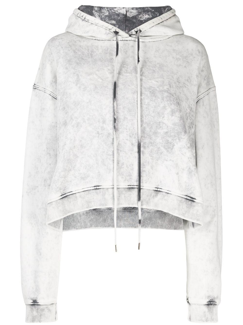 cropped acid wash hoodie by STELLA MCCARTNEY