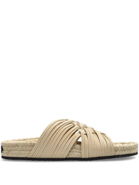crossover-strap slides by STELLA MCCARTNEY
