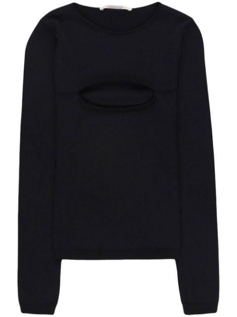 cut-out detail knit top by STELLA MCCARTNEY