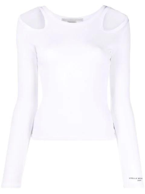 cut-out long-sleeve top by STELLA MCCARTNEY