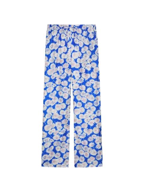 daisy-print drawstring trousers by STELLA MCCARTNEY